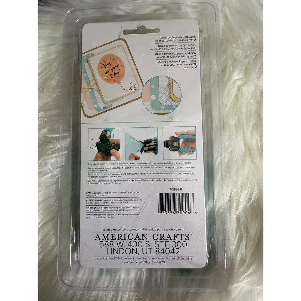 We R Memory Keepers Crop-A-Dile Corner Chomper 1/4 & 1/2 Inch Punch 70904-6 Teal